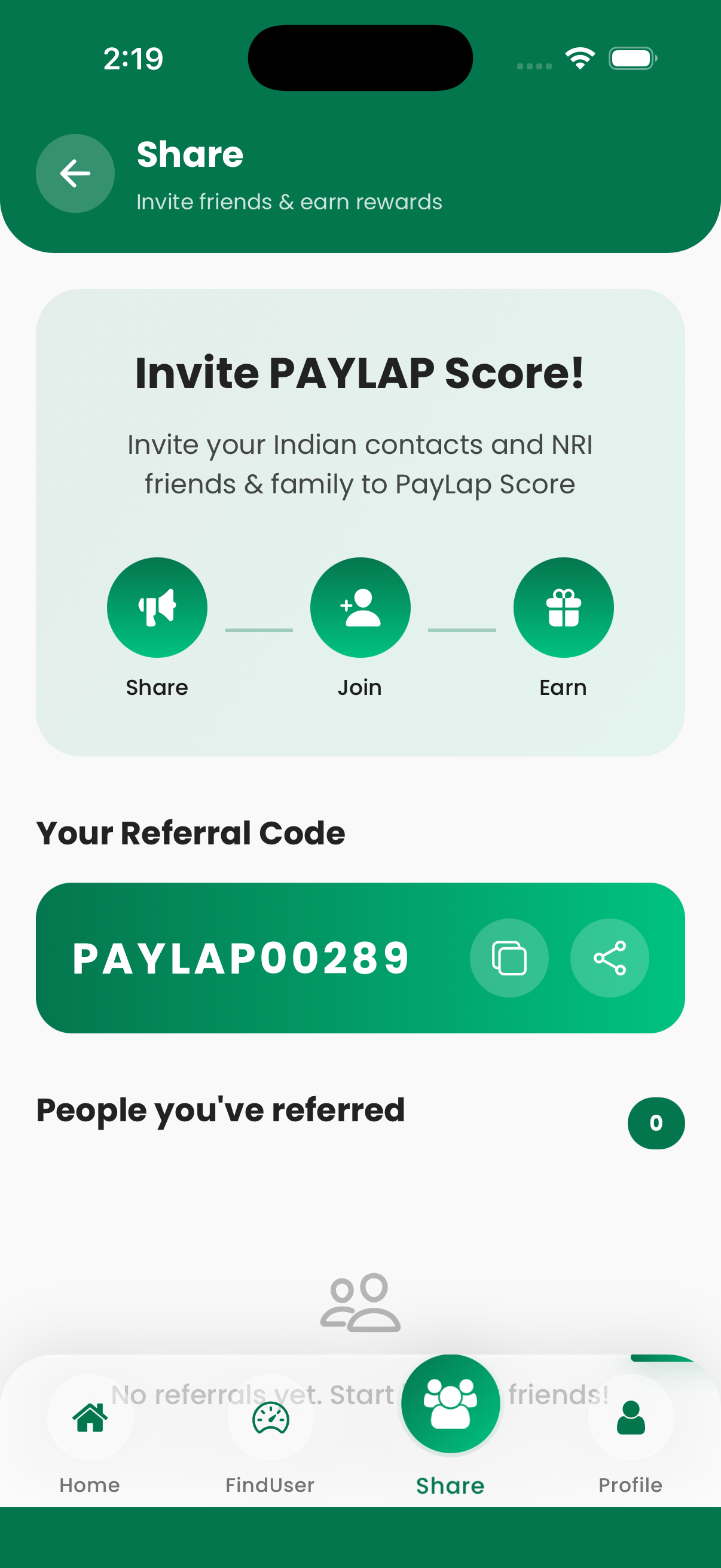 Refer & Earn